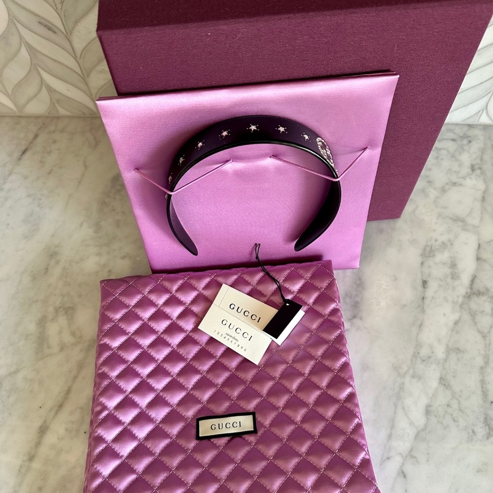 Gucci GG Star Headband **NEW IN BOX** - Picture 3 of 5